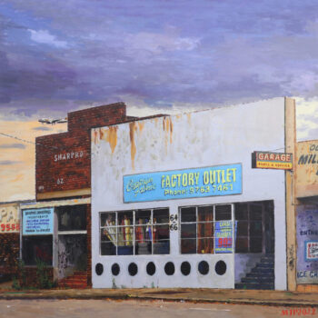 "Factory outlet Homebush" | Acrylic on board | 500mm x 500mm | SOLD