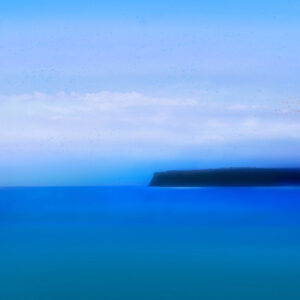 Headland | Inkjet and enamel on water colour paper | 730mm x 730mm framed | Edition 1/10 - $890